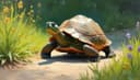 la tortue — turtle