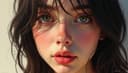 oval face — ovales Gesicht