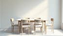 une table pour quatre personnes — a table for four people
