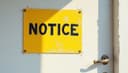 notice — уведомление
