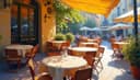 la terrasse — terrace/patio
