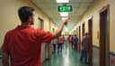 ¿Dónde está la salida más cercana? — Where is the nearest exit?