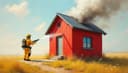 Necesito a los bomberos — I need the fire department