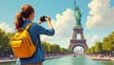 I am a tourist — Ich bin Tourist