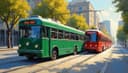 public transit — общественный транспорт