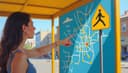 Is there a bus to the city? — Есть автобус до города?