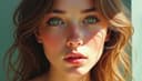 green eyes — grüne Augen