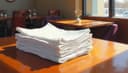 la serviette — napkin