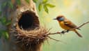 petit à petit l'oiseau fait son nid — little by little the bird builds its nest