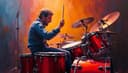 le batteur; la batteuse — drummer
