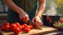 Je prépare le dîner — I'm cooking dinner