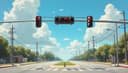 el semáforo — traffic light