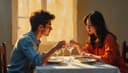 Let's have dinner — Lass uns zu Abend essen