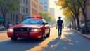 squad car — Streifenwagen