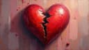 corazón roto — broken heart