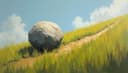 pierre qui roule n'amasse pas mousse — a rolling stone gathers no moss
