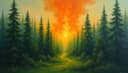 l'incendie de forêt — wildfire