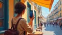 ¿Hay Wi-Fi aquí? — Is there Wi-Fi here?