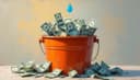 a drop in the bucket — ein Tropfen auf den heißen Stein