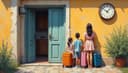 What time do we leave? — Wann gehen wir los?