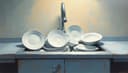 la plonge — dishwashing area