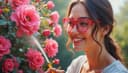 voir la vie en rose — to see the world through rose-tinted glasses