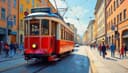 el tranvía — tram