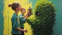 poner verde — to badmouth / to trash-talk