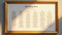 le plan de table — seating chart