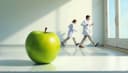 An apple a day keeps the doctor away — Ein Apfel am Tag hält den Doktor fern