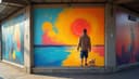 l'affiche — poster/billboard