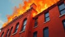on fire — в огне