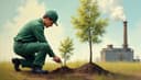la compensation carbone — carbon offset