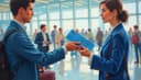 Here is my boarding pass — Hier ist meine Bordkarte