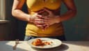 The pain started after eating — Боль началась после еды
