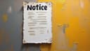 notificación — notification / legal notice