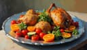 un mets / un plat / un truc à manger — a dish [refined] / a dish / something to eat