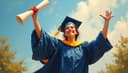 graduation — Abschluss; Graduierung