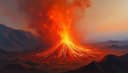 éruption / irruption — eruption / sudden entry