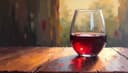 A glass of red wine — Бокал красного вина