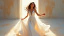 gown — Abendkleid; Brautkleid