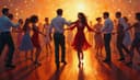 la piste de danse — dance floor