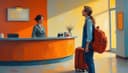 I'm staying at this hotel — Ich wohne in diesem Hotel