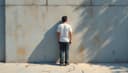 être au pied du mur — to have one's back against the wall