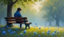 feel blue — traurig sein