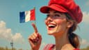 je parle un peu français — I speak a little French