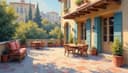terraza — terrace / patio