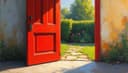 porte — door