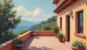 terraza — terrace / balcony