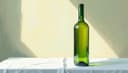 une bouteille de vin blanc — a bottle of white wine